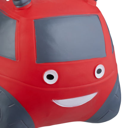 Jumping fire engine