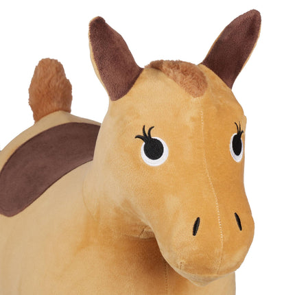 Jumping horse with cap