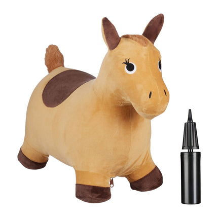 Jumping horse with cap