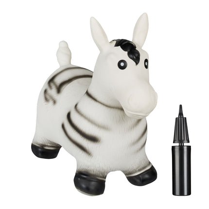 Springendes Zebra