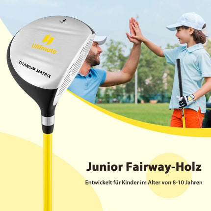 Juniorské golfové fairway dřevo č. 3, 34"" sklolaminátový shaft, RH