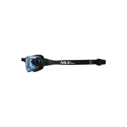 Junior Swimming Goggles, Black/Blue, Anti-Fog Lens