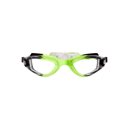 Junior Schwimmbrille, Schwarz/Grün, Antibeschlaggläser