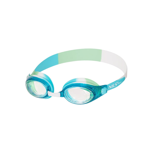 Junior-Schwimmbrille, Blau, Antibeschlag, UV-Schutz