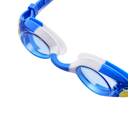 Junior Schwimmbrille, Blau, Antibeschlag, UV-Schutz