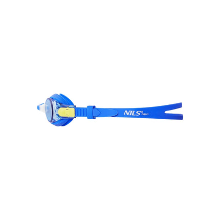 Junior Schwimmbrille, Blau, Antibeschlag, UV-Schutz