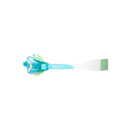 Junior-Schwimmbrille, Blau, Antibeschlag, UV-Schutz
