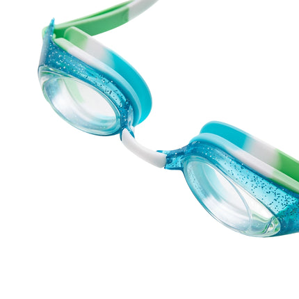 Junior-Schwimmbrille, Blau, Antibeschlag, UV-Schutz
