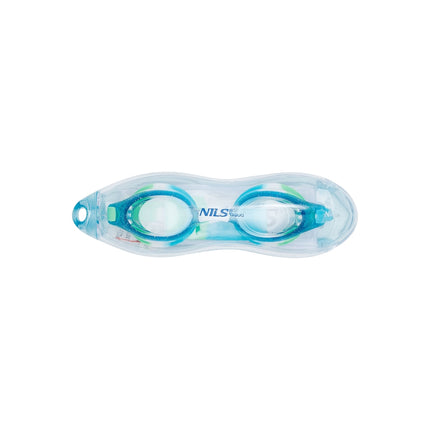 Junior-Schwimmbrille, Blau, Antibeschlag, UV-Schutz