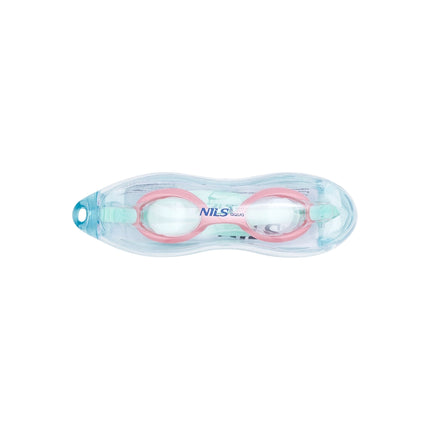 Junior Swimming Goggles, Mint/Pink, Anti-Fog Lens