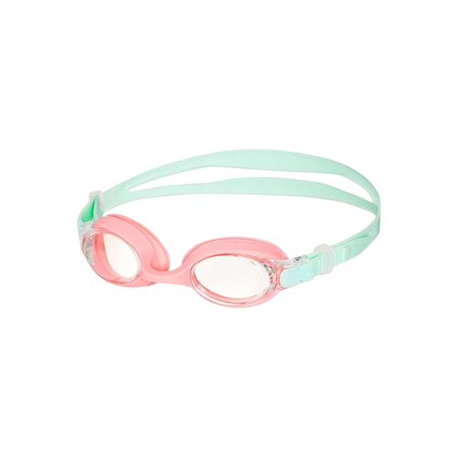 Junior-Schwimmbrille, Mint/Pink, Antibeschlaggläser