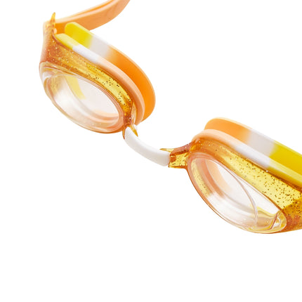 Junior Schwimmbrille, Gelb, Antibeschlag, UV-Schutz