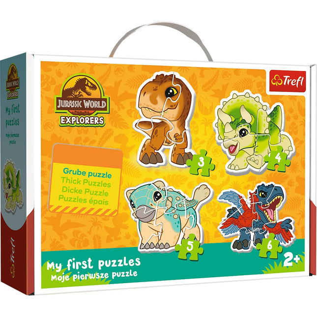 Jurassic World Baby Puzzle Set, 12 Teile, Lernspielzeug