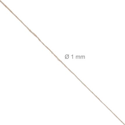 Jutekabel 1 mm x 100 m 6er Set