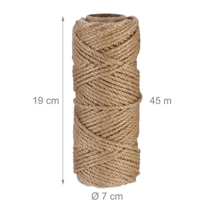 Jutekabel 4 mm x 45 m 2er Set