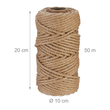 Jutekabel 6 mm x 50 m 2er Set
