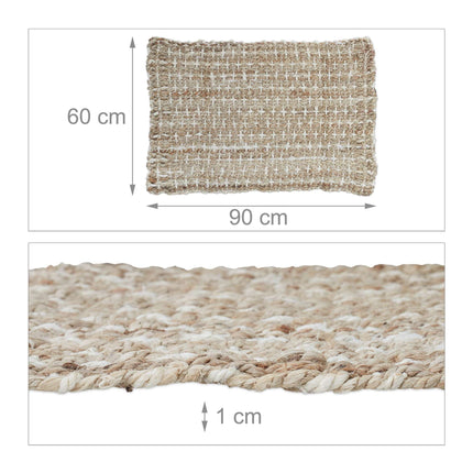 Jute mat 60 x 90 cm