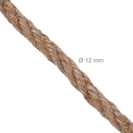Jute rope 12 mm x 10 m set of 2