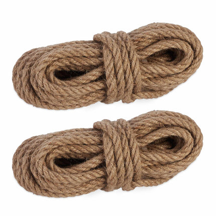 Jute rope 12 mm x 10 m set of 2