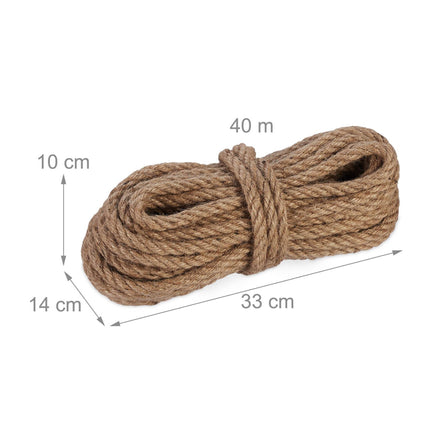 Juteseil 8 mm x 40 m