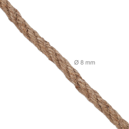 Juteseil 8 mm x 40 m