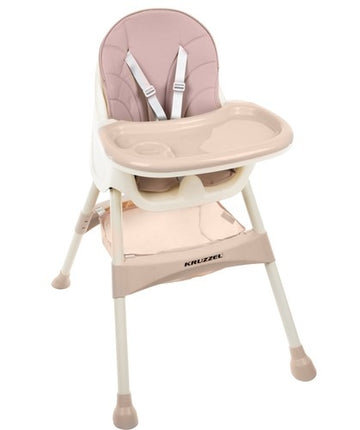 KRUZZEL feeding chair - pink