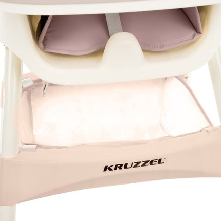 KRUZZEL feeding chair - pink