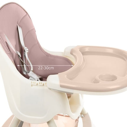KRUZZEL feeding chair - pink