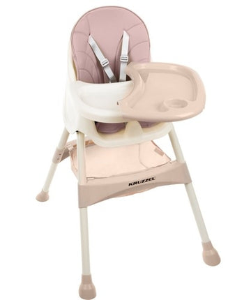 KRUZZEL feeding chair - pink
