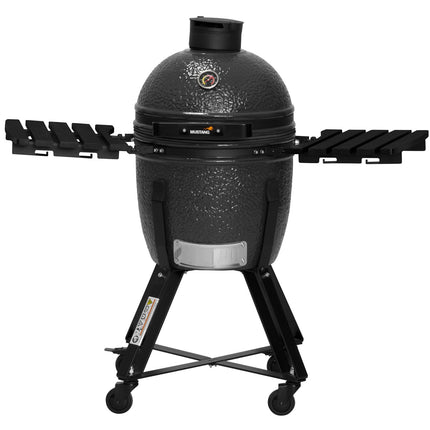 Kamado Keramik-Holzkohlegrill, 18 Zoll, Edelstahlrost
