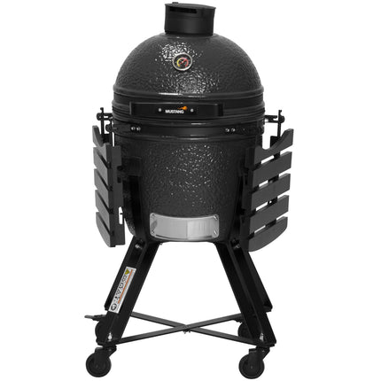 Kamado Keramik-Holzkohlegrill, 18 Zoll, Edelstahlrost