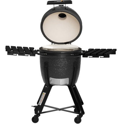Kamado Keramik-Holzkohlegrill, 18 Zoll, Edelstahlrost