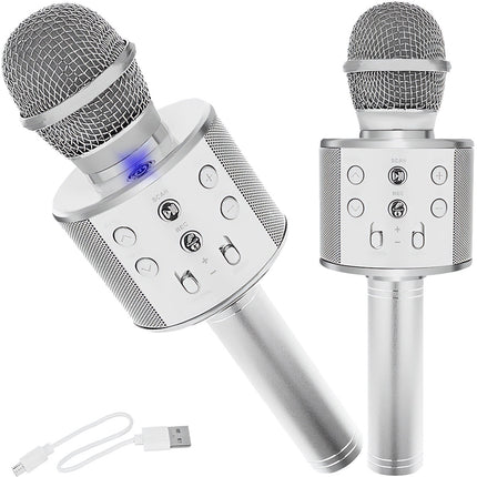 Karaoke-Mikrofon - Silber Izoxis 22188