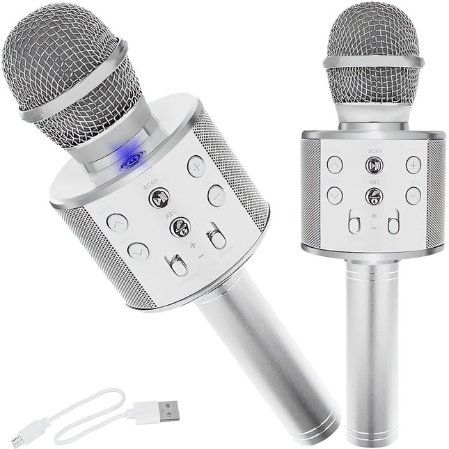 Karaoke-Mikrofon - Silber Izoxis 22188