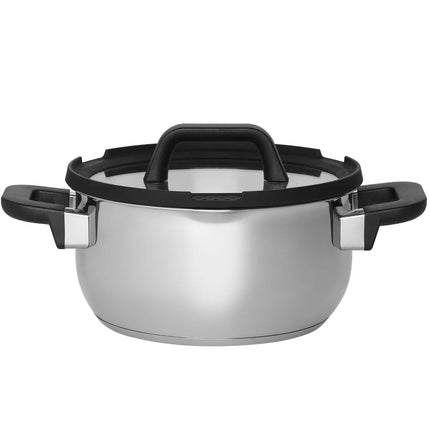 Stieltopf 20 cm, 3 L, Edelstahl