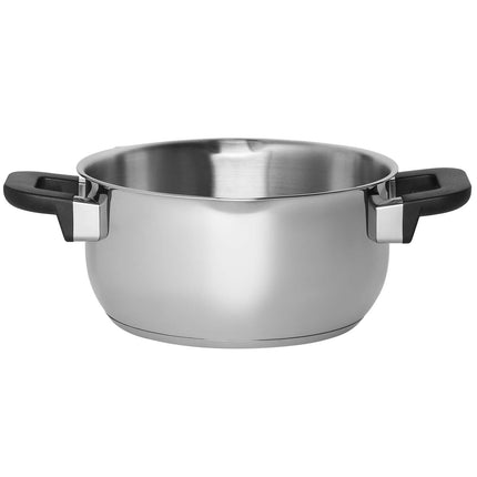 Stieltopf 20 cm, 3 L, Edelstahl