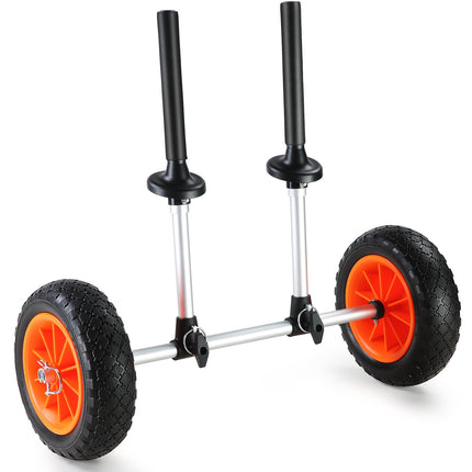 Kayak Cart 280 lb Capacity, 10 in Solid Tires, Adjustable