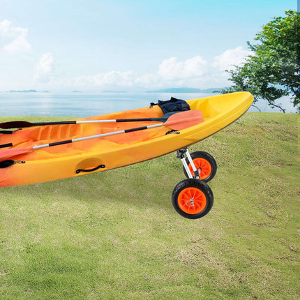 Kayak Cart 280 lb Capacity, 10 in Solid Tires, Adjustable