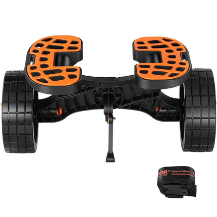 Kayak Cart 320 lb, Detachable, 10 in Solid Tires