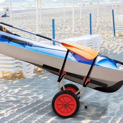 Kajakwagen mit verstellbarer Breite, großen Rädern, Aluminiumrahmen