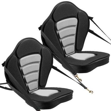 Kayak Seat 2-Pack, 53 mm Padded Back Support, Bag