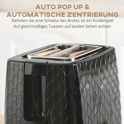Wasserkocher- und Toaster-Set, 1,7L, Multi-Modus, LED-Anzeige