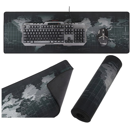 Keyboard mouse pad gray