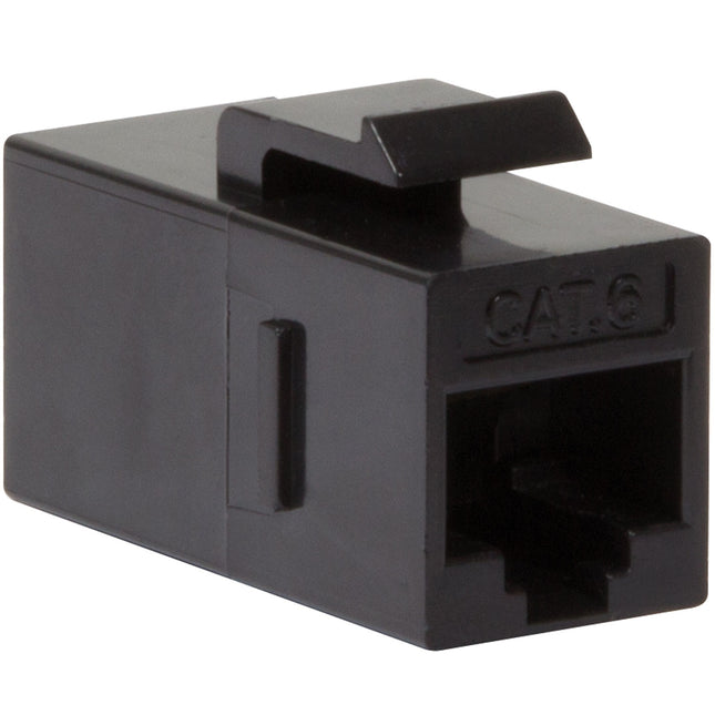 Keystone-Anschluss Cat6 UTP 2xRJ45 Schwarz