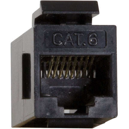 Keystone-Anschluss Cat6 UTP 2xRJ45 Schwarz