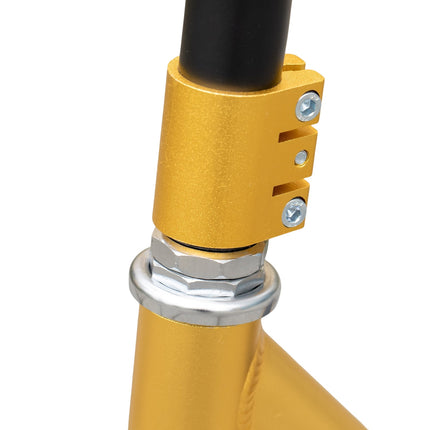 Kick Stunt Scooter, 360°-Lenkung, Gummigriff, Gold