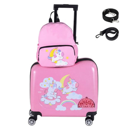 Kinder 2-teiliges Reiseset, Rollkoffer, Rucksack