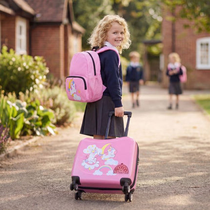 Kinder 2-teiliges Reiseset, Rollkoffer, Rucksack