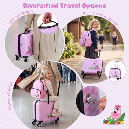 Kinder 2-teiliges Reiseset, Rollkoffer und Rucksack