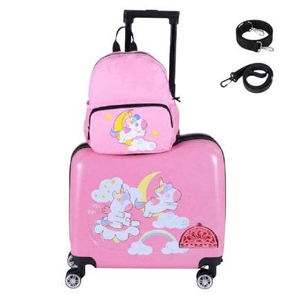 Kinder 2-teiliges Reiseset, Rollkoffer, Rucksack